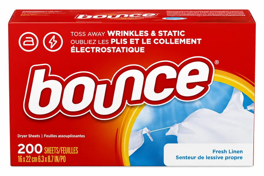 Bounce Fresh Linen, feuilles assouplissantes 200