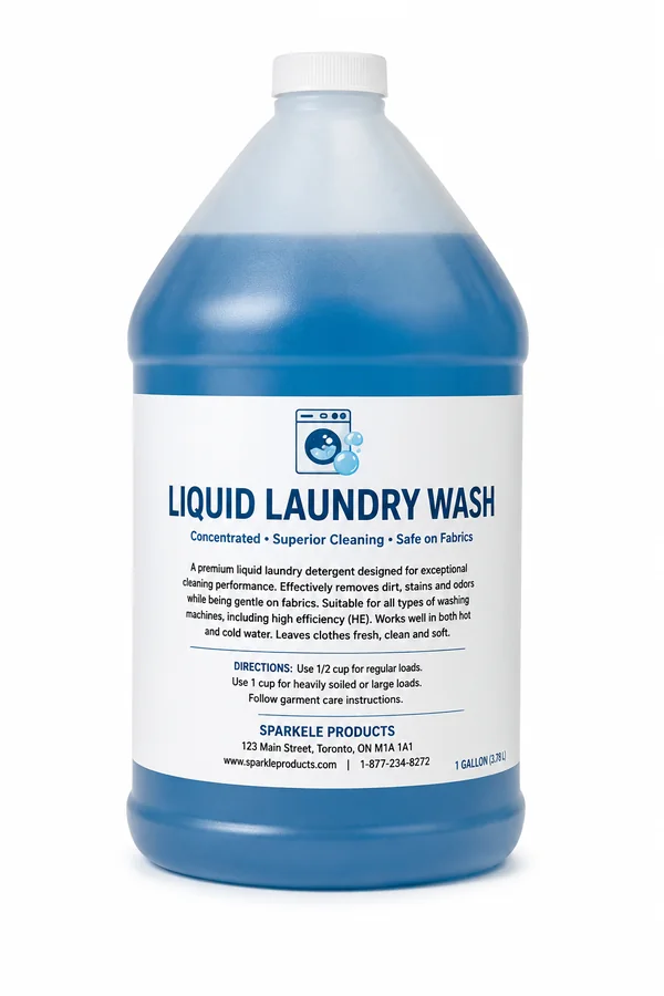 Désinfectant et nettoyant — Lessive liquide (1 gallon · 3,78 L)