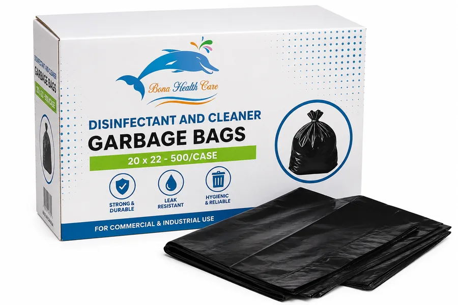 Désinfectant et nettoyant — Sacs à ordures 20 × 22 (500/caisse)