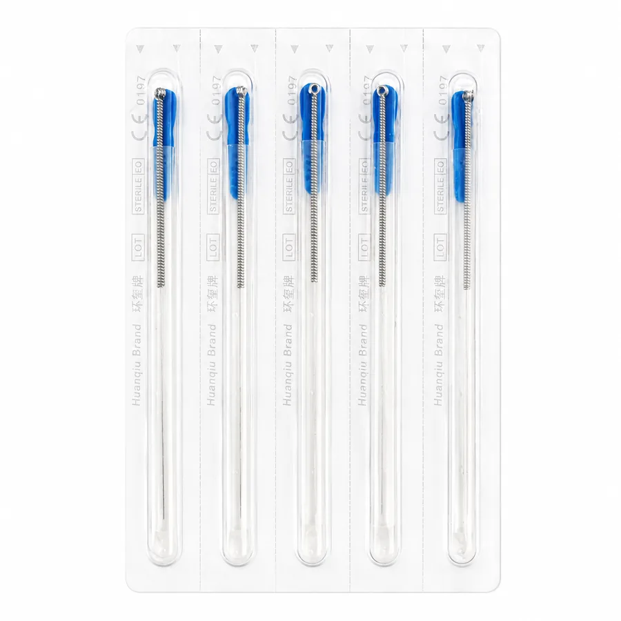 Aiguilles d'acupuncture avec tube-guide