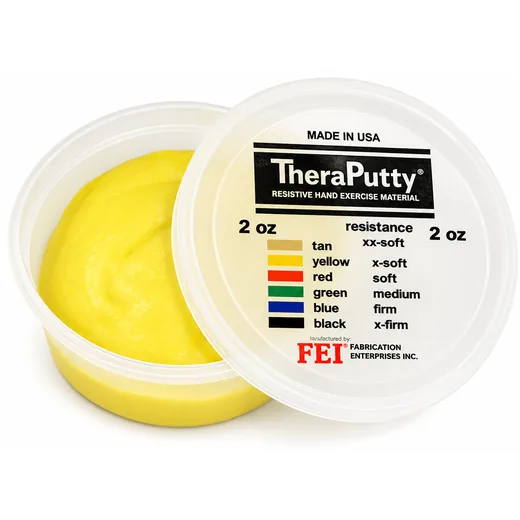 Pâte d'exercice CanDo Theraputty jaune x-soft