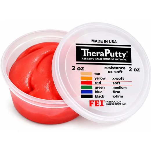 Pâte d'exercice CanDo Theraputty rouge soft