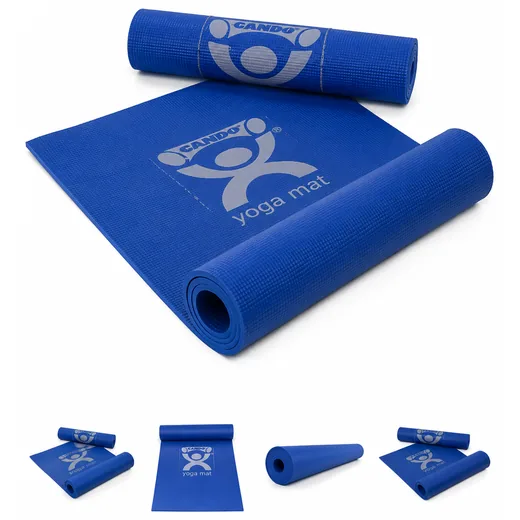 Tapis de yoga CanDo bleu
