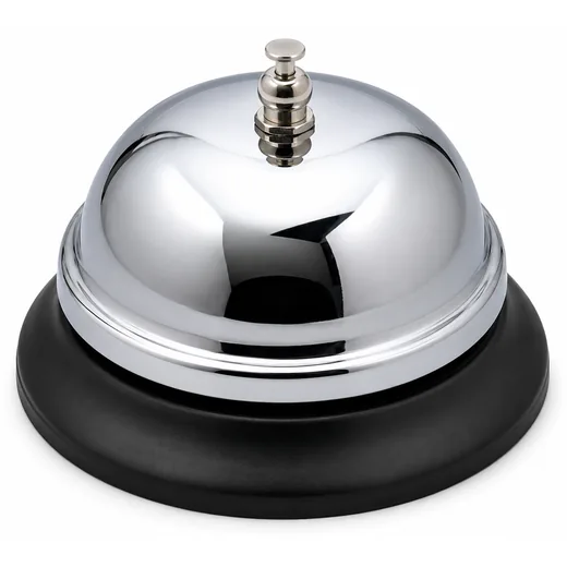 Cloche d'appel chromée