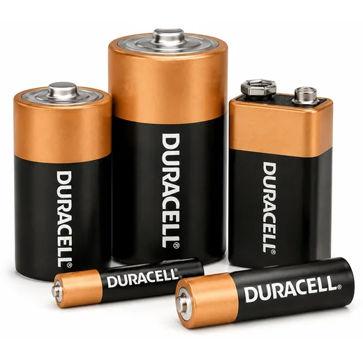 Piles Duracell AA, AAA et 9 V