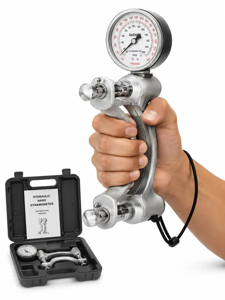 Dynamomètre hydraulique de préhension avec étui rigide