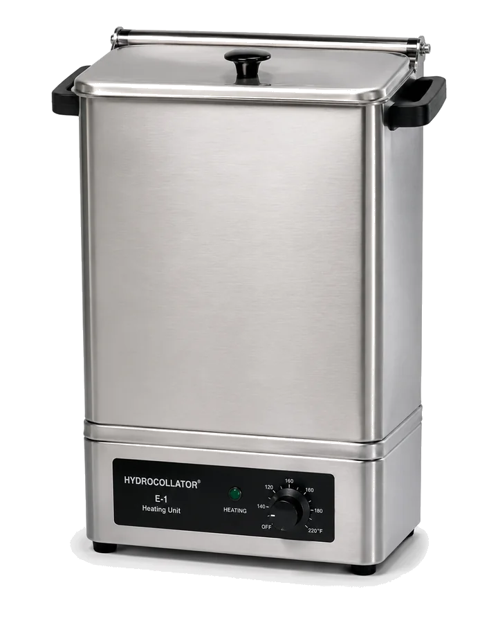 Hydrocollator — Unité chauffante E-1 stationnaire