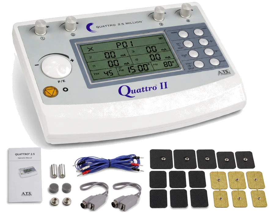 IFC — Quatro 2.5, appareil d'électrothérapie (TENS, EMS, interférentiel, russe)