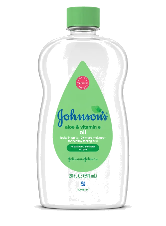 Huile de massage Johnson's à l'aloe vera