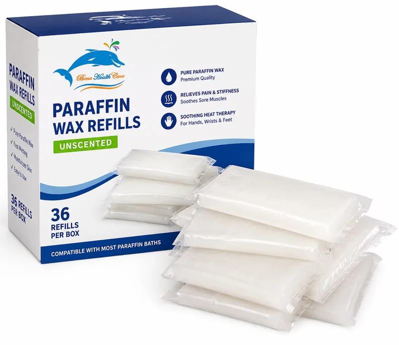 Recharges de cire de paraffine — non parfumée (boîte de 36)