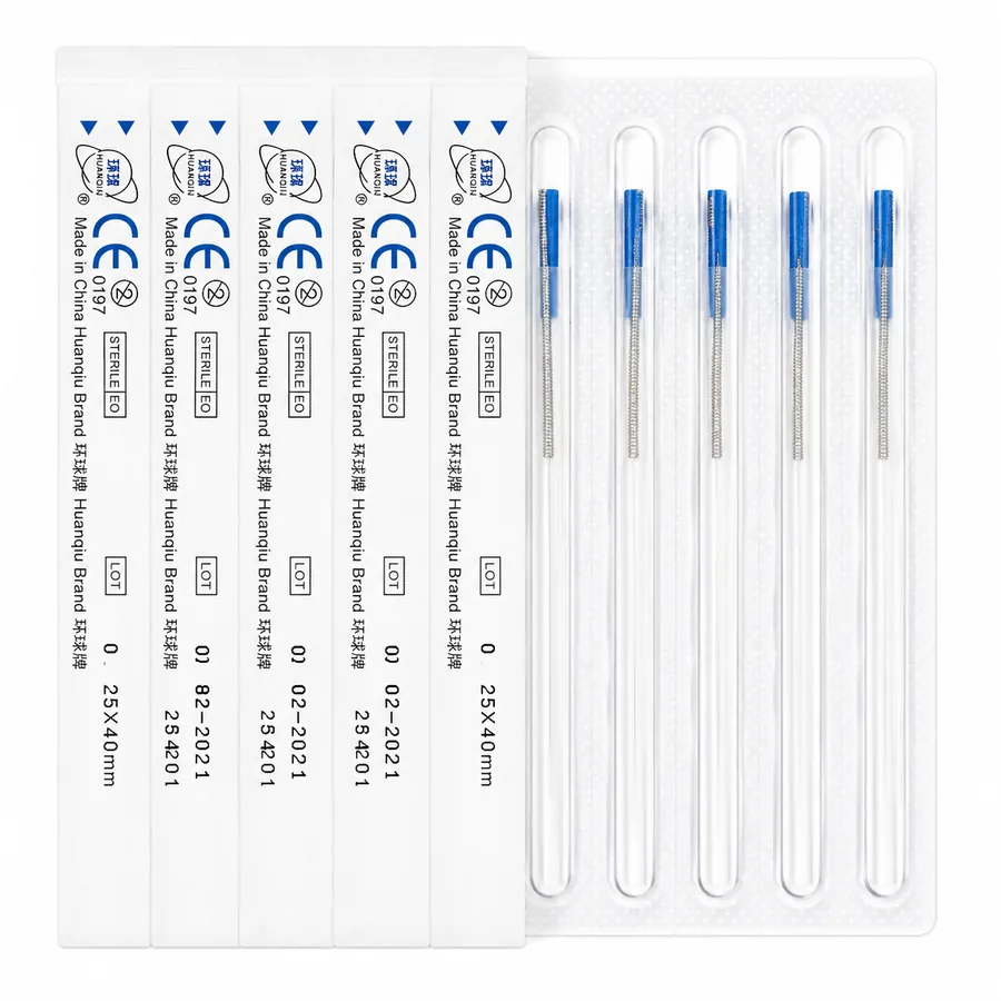 Aiguilles d'acupuncture avec tube-guide